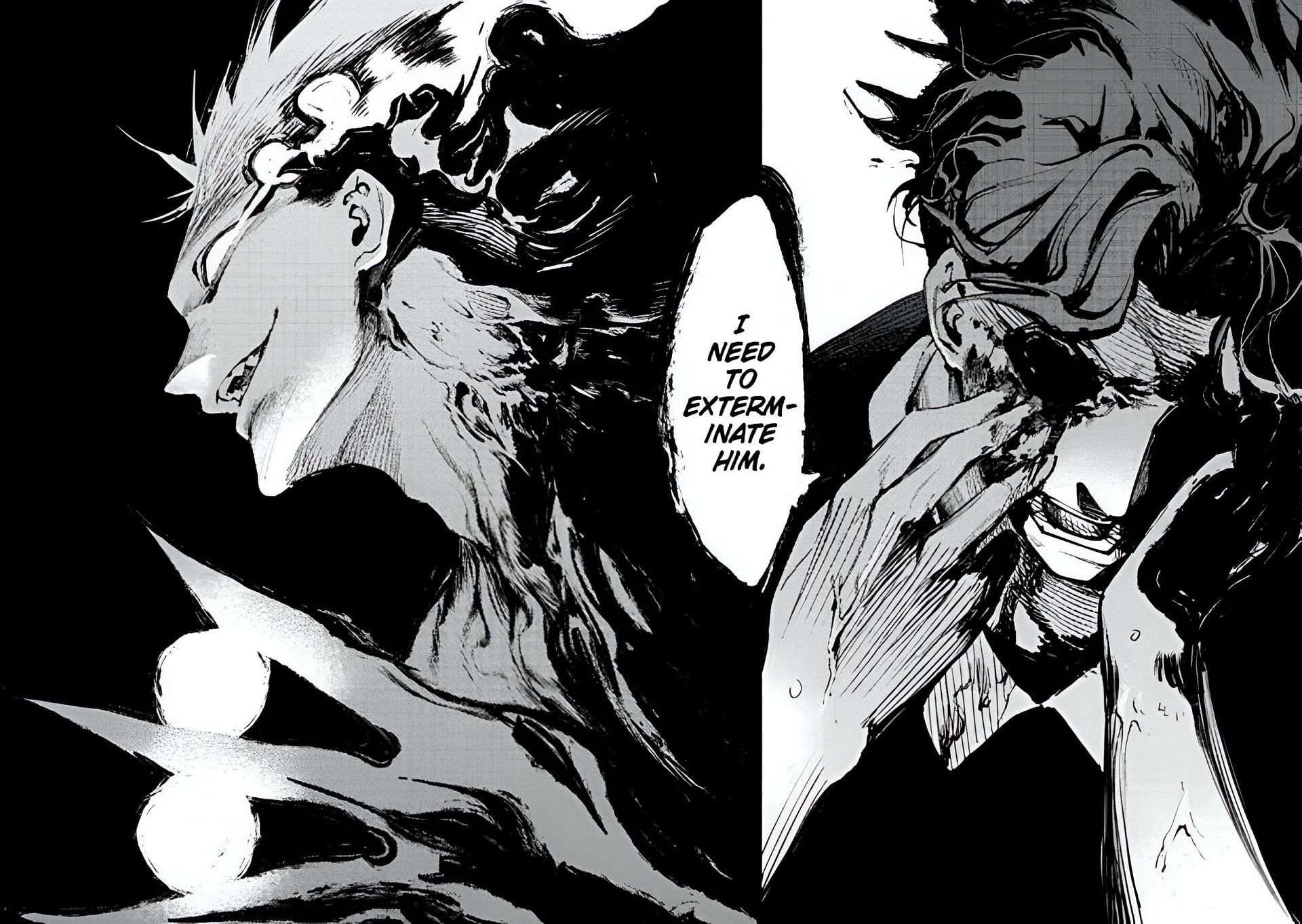 Noboru Haitani and Yuzen Nerima as seen in the Embers manga (Image via Shueisha)